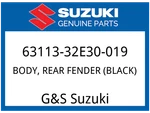 Suzuki Oem Part 63113-32E30-019 Body,rr Fender (black). Fixed Price $124.71.
