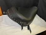 Mustang 76249 Wide Touring Solo Seat, Black For Harley Softail Tire '06-'17. Fixed Price $399.00.