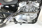 Curved Radius Exhaust Header Set Chrome Fits Harley-davidson 30-0004 V-twin. Fixed Price $219.86.