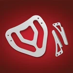 Show Chrome Sissy Bar Kit Optional Luggage Rack Motorcycle Street Bike 55-322. Fixed Price $183.96.