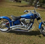 Danny Gray Weekday Flame Solo Seat Fits 2008-2011 Harley Softail Rocker Fxcwc. Fixed Price $329.35.