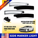 4X Led Front Bumper Reflector Side Marker Light Smoke Ford Mustang 2024-2025. Fixed Price $45.99.