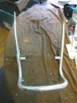 1979 Yamaha Rear Passenger Seat Grab Bar Handle Chrome. Fixed Price $75.00.