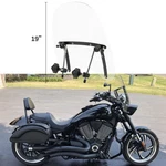 19"X17" Large Clear Windshield Windscreen For Victory Hammer Vegas Jackpot 8BALL. Fixed Price $69.28.