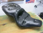 Harley Davidson Pillow Look Dresser Tall Touring Seat '97 - Later Flht Fltr. Fixed Price $149.95.