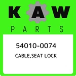 54010-0074 Kawasaki Cable,seat Lock 540100074, New Genuine Oem Part. Fixed Price $21.90.