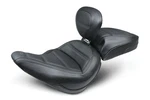 Mustang Quad Stitch Rear Passenger Seat With Driver Backrest Harley 79026. Fixed Price $282.99.