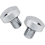 Drag Specialties Knurled Seat Bolt Flst '86-'07 (chrome) Pair 74549-SC1. Fixed Price $29.01.