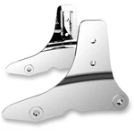 Khrome Werks - 263755 Sissy Bar Sideplates, Chrome. Fixed Price $99.99.