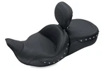 Mustang Super Touring 2-UP Seat W/driver Backrest Black Harley Fl 08-21 79579. Fixed Price $702.99.
