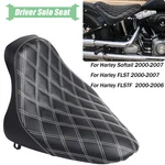 Black Driver Solo Seat For Harley Heritage Softail Springer Fat Boy Fxstb Flsts. Fixed Price $158.98.