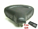 For Royal Enfield Black Leather Front Solo Seat With Chrome Springs Complete. Fixed Price $99.99.