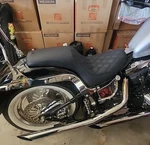 Saddlemen Profiler Gel Lattice Stitch Low Seat For 1984-1999 Harley Softail. Fixed Price $348.00.