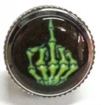 Chrome Billet Aluminum "finger" Polished Knurled Seat Bolt For Harley. Fixed Price $8.55.