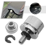 Chrome Rear Fender Passenger Seat Bolt Tab Screw Nut Knob Cover For Harley Dyna. Fixed Price $9.99.
