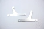 V-twin 50-0826 Chrome Sissy Bar Side Plates For Passenger Backrest Dyna 96-05. Fixed Price $100.95.