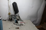 04-20 Harley Sportster Xl Tall Sissybar Backrest Luggage Rack W/ Docking Hardwar. Fixed Price $125.00.