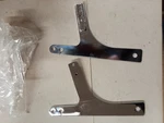 Harley-davidson 52783-96B Chrome Rigid Sissy Bar Sideplate Kit Dyna 1996-2005. Fixed Price $104.95.