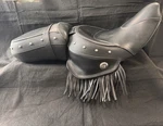 Indian Chieftain Oem Front & Rear Seat Saddle Cushion Studded Fringe. Fixed Price $229.00.