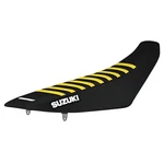 2004-2006 Suzuki Rmz 250 Seat Cover Gripper All Black / Yellow Ribs Logo #64. Fixed Price $54.99.