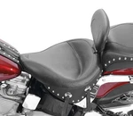Mustang 79120 Wide Touring Studded Solo Seat With Driver Backrest. Fixed Price $715.00.