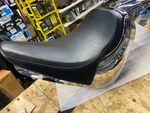Chrome 2000 Harley Softail Heritage Fatboy Cvo Seat Low Profile Oem Solo Bib!. Fixed Price $799.95.