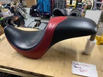 Corbin Custom Made Seat Harley Softail Deuce Fxstd Red Black. Fixed Price $329.95.