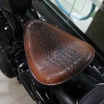 Motorcycle Alligator Large Solo Seat For Harley Softail Chopper Bobber Kawasaki. Fixed Price $36.95.
