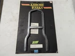 Khrome Werks Chrome 6.69" Mini Lowboy Upright Sissy Bar Qty 1 P/n: DS-263605. Fixed Price $44.86.