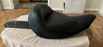 Indian Chieftain, Springfield, Vintage Mustang Solo Seat With Leather Fender Bib. Fixed Price $275.00.