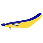 2001-2020 Suzuki Rm 125 250 Gripper Seat Cover Yellow / Blue Top Logo #52. Fixed Price $48.95.