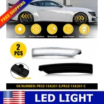 Front Pair Side Marker Led Lights Smoked Lens White Mustang Ford 2024-2025. Fixed Price $25.99.