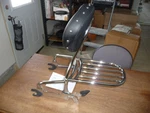 Indian Oem 14" Passenger Backrest Rack Black Pad Chieftain Sf Rm, 19+ Exc. Fixed Price $329.00.