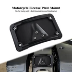 Black Curved Laydown License Plate Bracket For Harley Dyna Fxr Softail Sportster. Fixed Price $17.99.