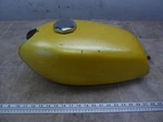 1972 Kawasaki F6 125 Enduro K505-1) Yellow Gas Petrol Fuel Tank With Cap. Fixed Price $115.50.