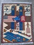 Hand Made Afghan War Rugs, Drone, Twin Tower, AK47, 9/11, Size 83CMX65CM. Fixed Price $140.00.