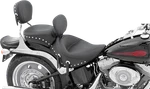Mustang Studded Wide Solo Seat & Backrest 2006-2017 Harley Softail Fat Boy. Fixed Price $715.00.