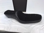 Harley-davidson Xl Custom Seat Black 52116-80& Backrest Pad,p/n 52594-80. Fixed Price $300.00.