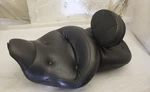 Mustang Super Regal Seat W Rider Backrest For Harley Touring Models 2008-2023. Fixed Price $385.00.