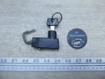 1986 Yamaha YX600 Radian Y20977) Rear Helmet Hanger Lock With Key. Fixed Price $23.00.