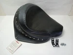 Indian 09-12 Oem Chief Bottle Cap Rider Solo Seat Black Leather W/ Chrome Studs. Fixed Price $565.25.
