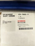 Nos Yamaha Star Stryker Short Chrome Qr Passenger Backrest Oem 27D-F84A0-V1-00. Fixed Price $299.99.