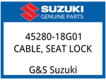 Suzuki Oem Part 45280-18G01 Cable, Seat Lock. Fixed Price $22.89.