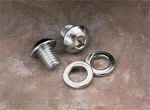 Gardner-wescott Chrome Bolt Kit For Softail Seats P-80-167. Fixed Price $32.99.