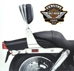 Nos Harley 06-17 Dyna Adjustable Reclining Detach Chrome Sideplates For Backrest. Fixed Price $120.00.