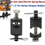 Billet Bolt-on Solo Seat Spring Mounts For Bobber Chopper Harley Universal Pair. Fixed Price $22.19.