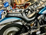 Saddlemen Explorer Studded Softail Seat. Fixed Price $225.00.