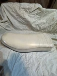 54-78 Harley Davidson Sportster White Buddy Seat Ironhead Xlh Xlch Mount 1000CC. Fixed Price $200.00.
