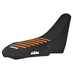 2008-2009 Ktm Atv 450 505 525 Seat Cover All Black / Orange Ribs Logo #324. Fixed Price $68.99.