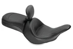 Mustang Vintage Wide Touring 2-UP Seat 16.5" Black W/ Driver Backrest 79688. Fixed Price $898.90.